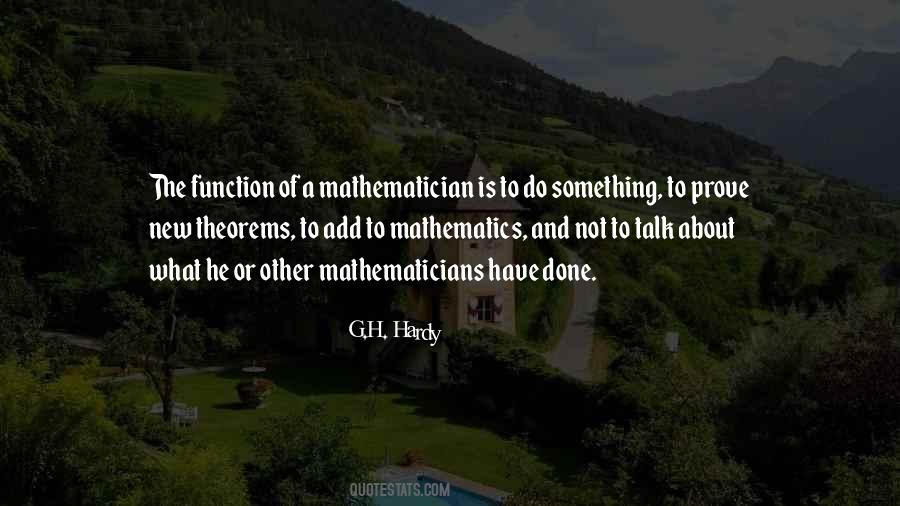 Quotes About Mathematicians #1444314