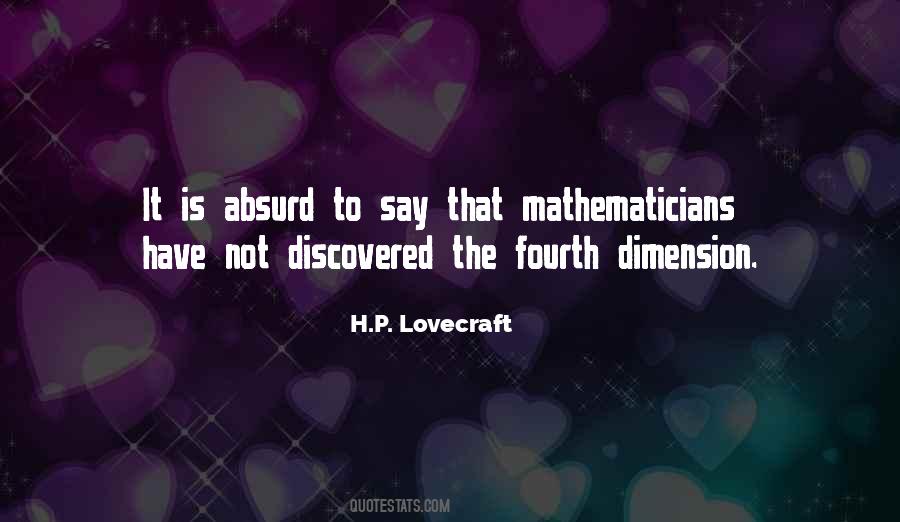 Quotes About Mathematicians #1707084