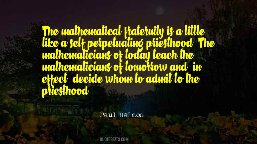 Quotes About Mathematicians #1820397