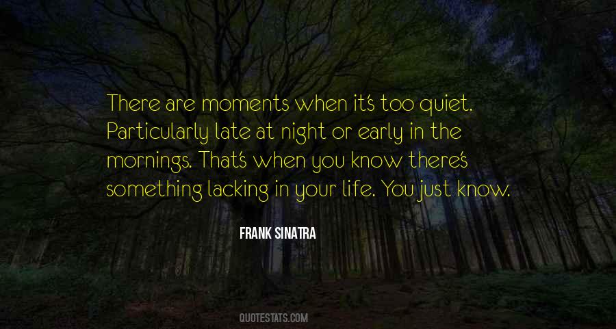 Quiet Moments Quotes #1056276