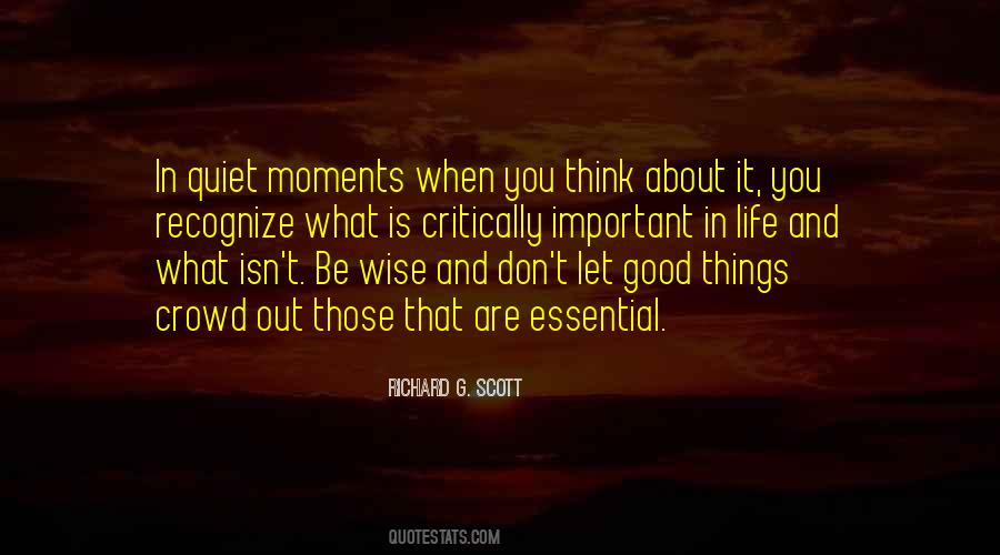 Quiet Moments Quotes #580078