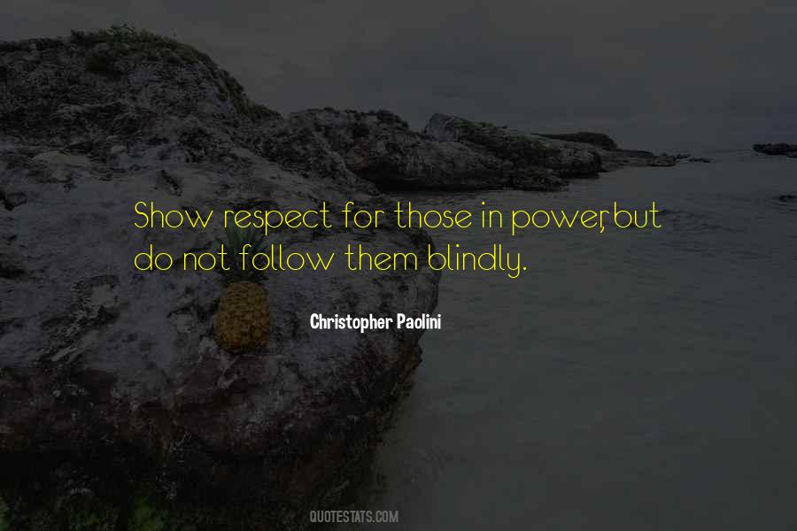 Show Respect Quotes #400988