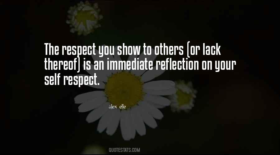 Show Respect Quotes #442581