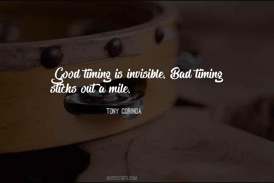 Quotes About Timing #171683