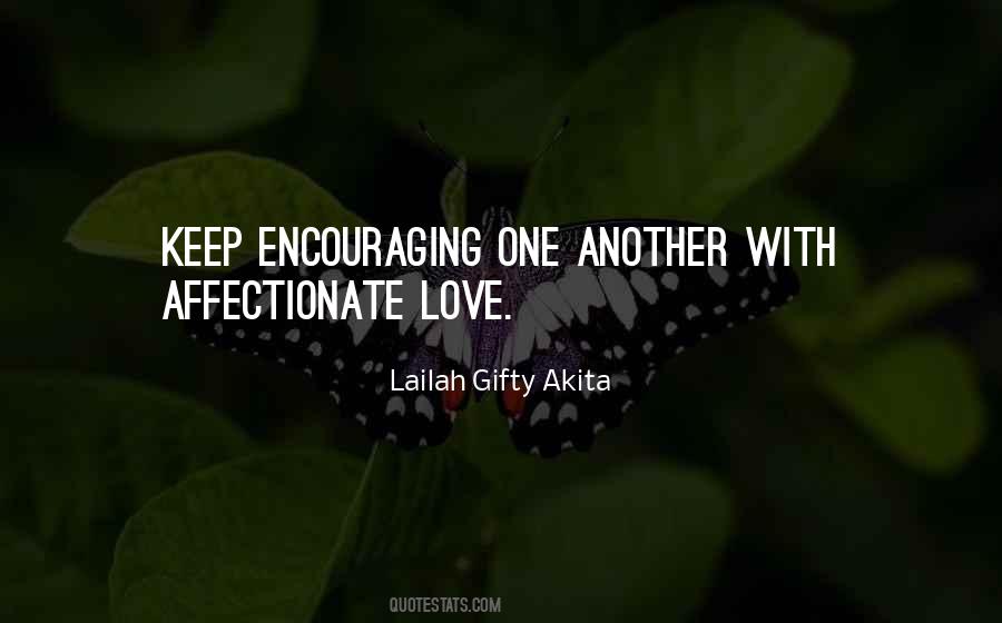 Quotes About Affectionate Love #1174509