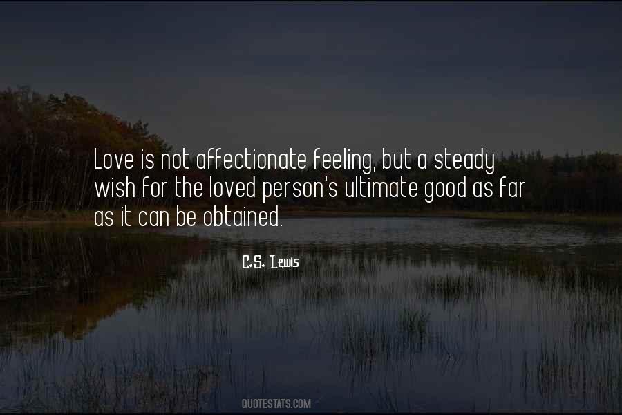 Quotes About Affectionate Love #131671