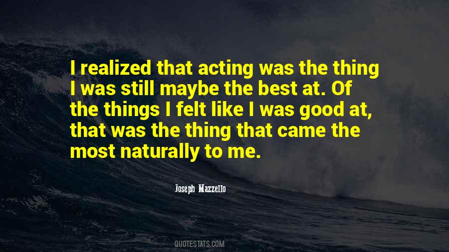 Best Acting Quotes #532426