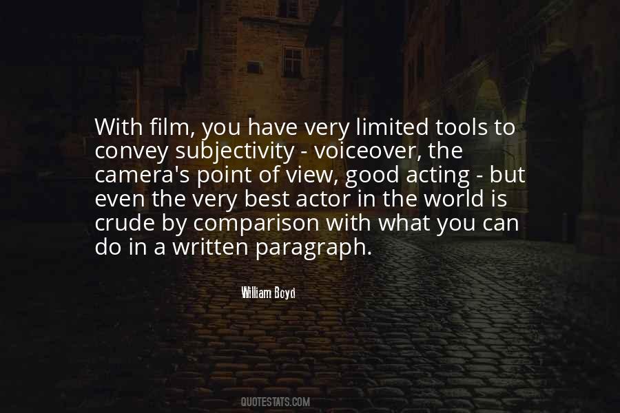 Best Acting Quotes #599421