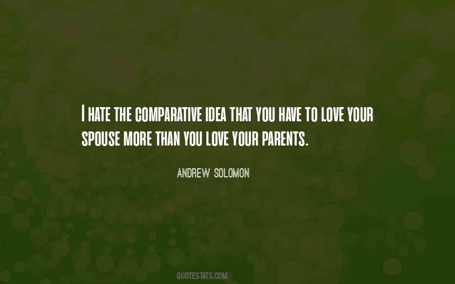 Quotes About Love Your Parents #128302