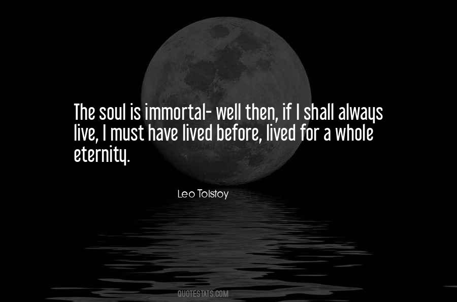 Quotes About Soul Eternity #1342862