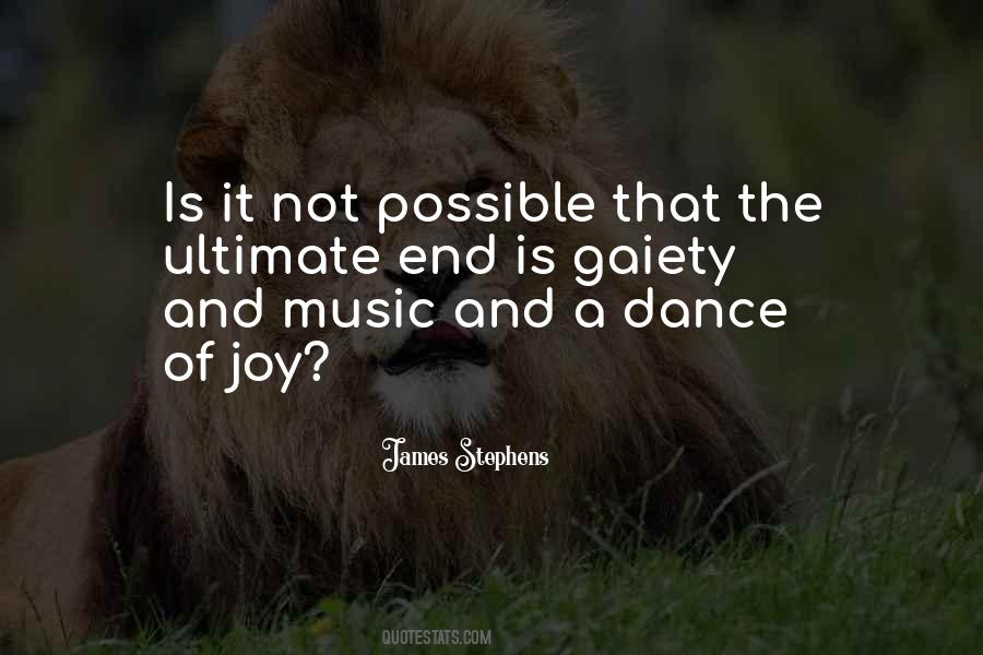 Quotes About Joy And Dance #134158