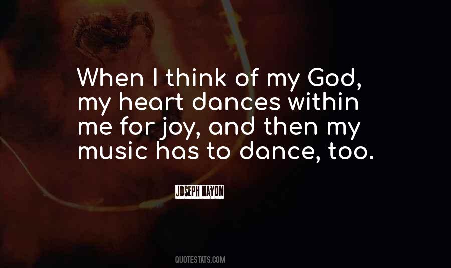 Quotes About Joy And Dance #974688