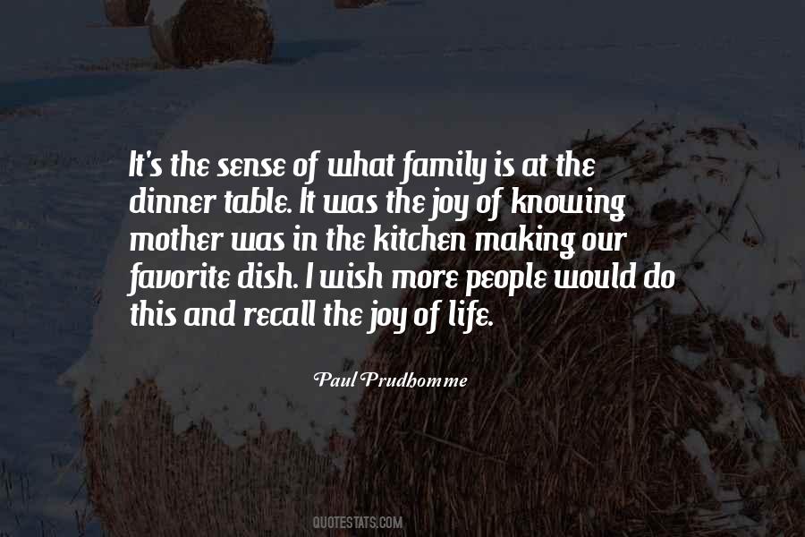 Quotes About Family In The Kitchen #850963