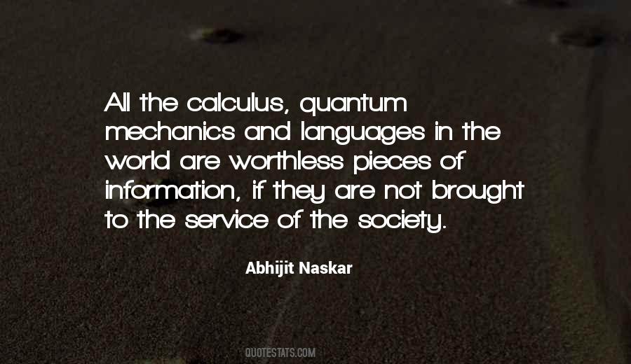 In Quantum Mechanics Quotes #1073007