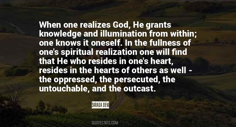 Spiritual Realization Quotes #1125257