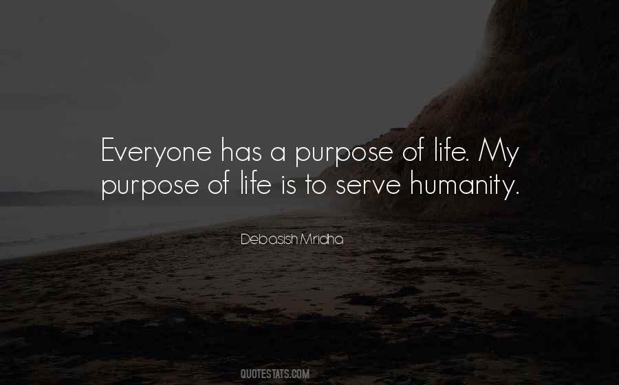 Quotes About Everyone Has A Purpose In Life #879545