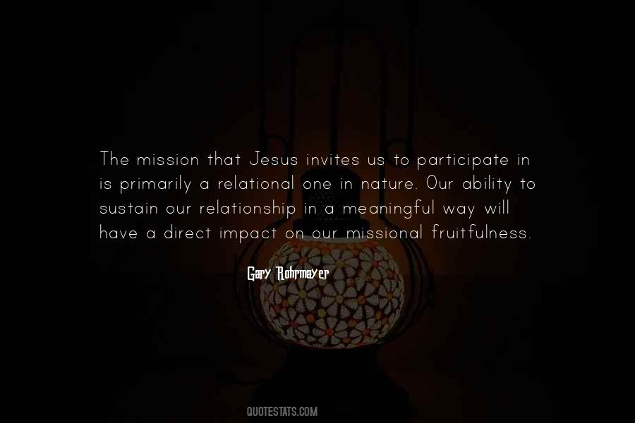 Quotes About Relational Evangelism #1004952