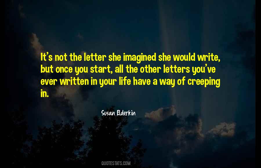 Quotes About Written Letters #1003288