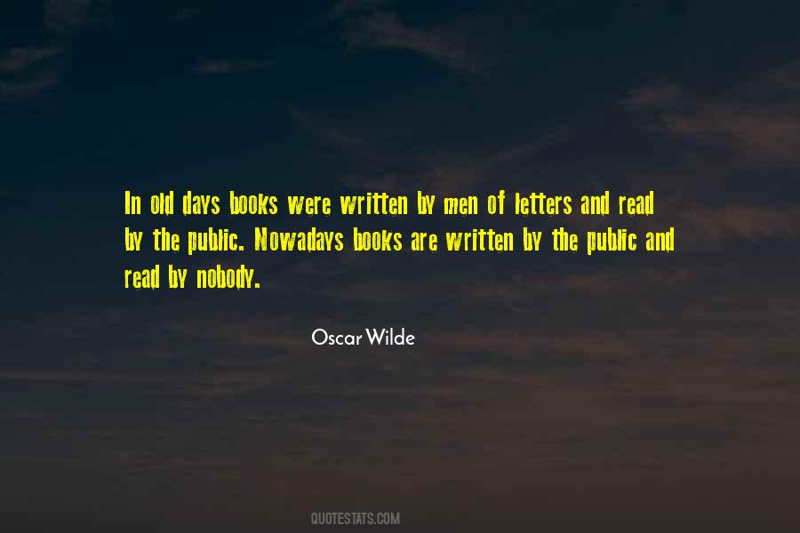 Quotes About Written Letters #1145876