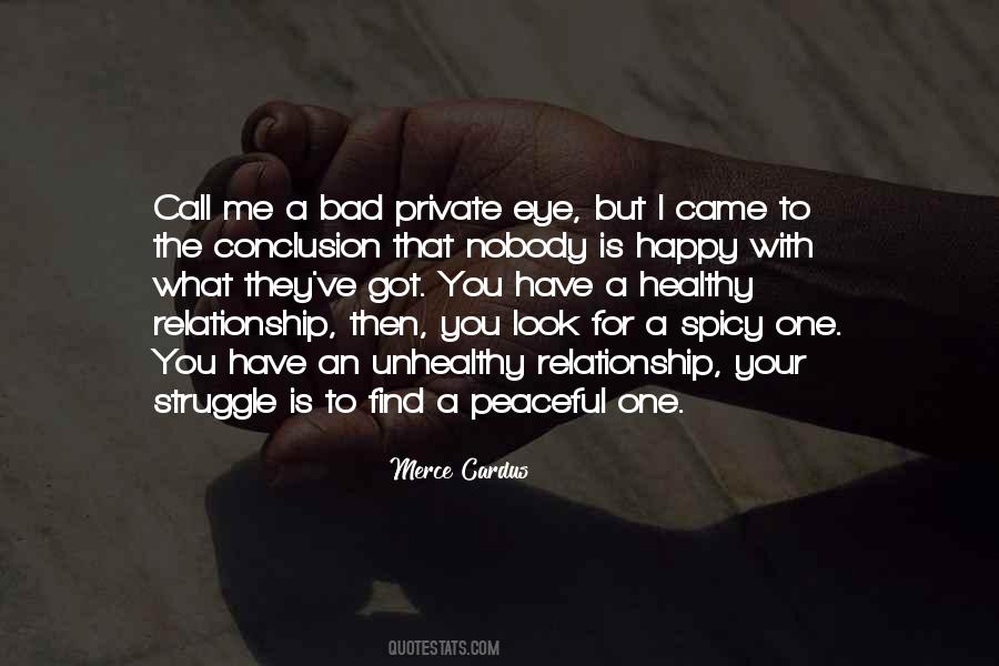 Quotes About Private Relationships #465363