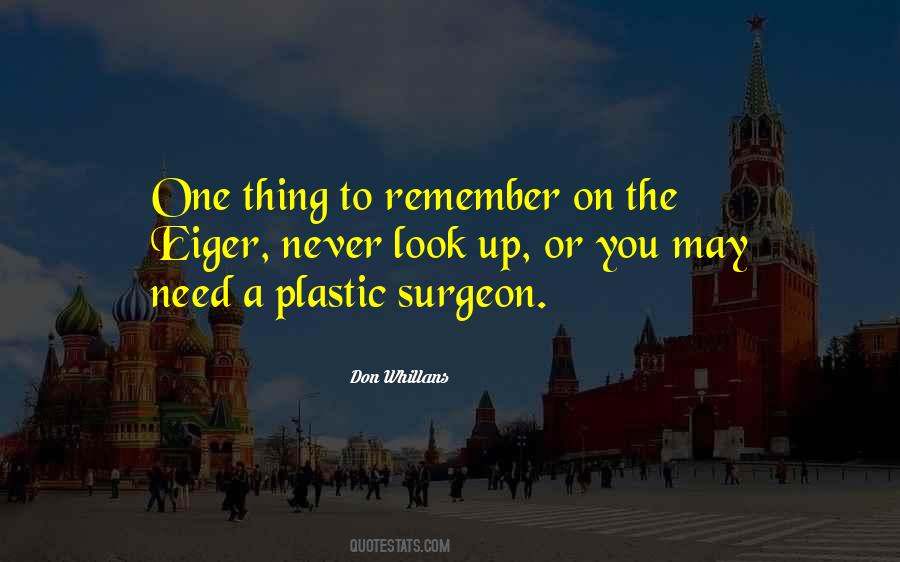 Quotes About Plastic Surgeon #1634106