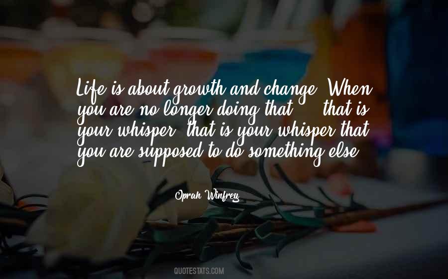 Change Is Growth Quotes #164861