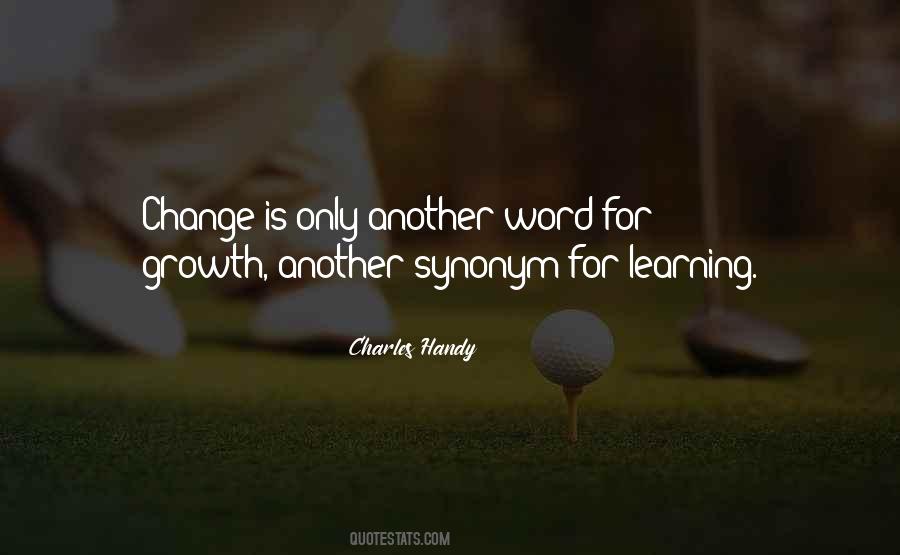 Change Is Growth Quotes #432715