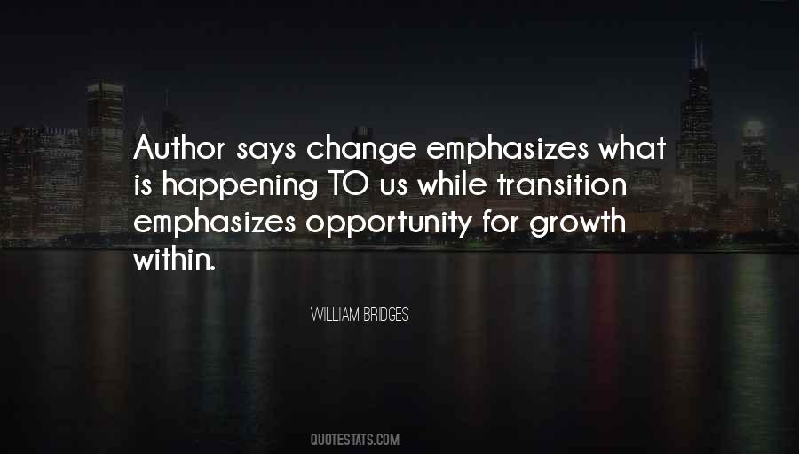 Change Is Growth Quotes #489351