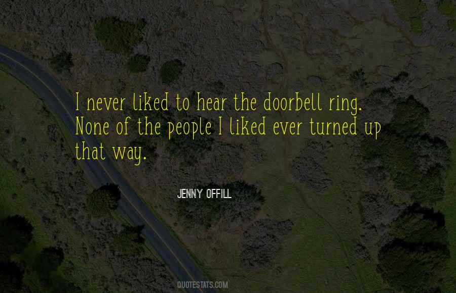 Doorbell Ring Quotes #747880