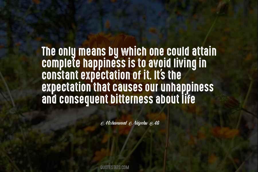 Quotes About Unhappiness In Life #395303