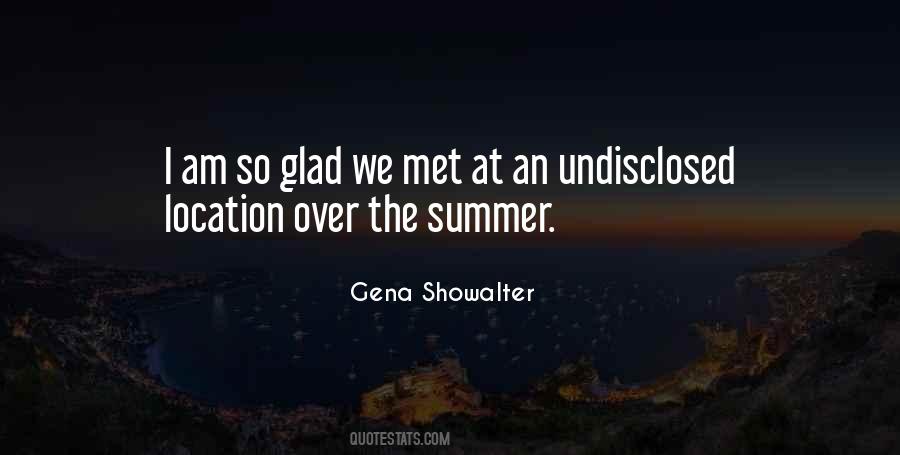 Quotes About Glad I Met You #1796559