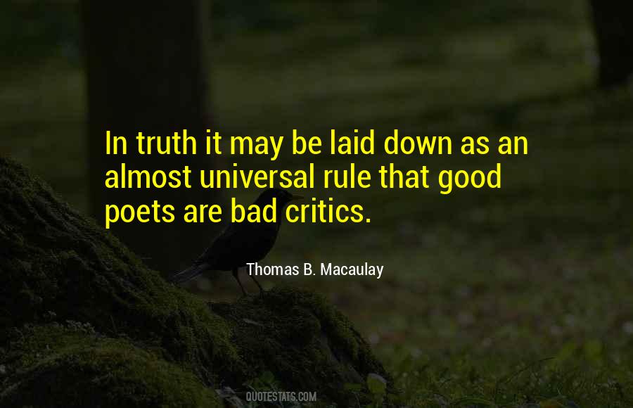 Bad Criticism Quotes #131361
