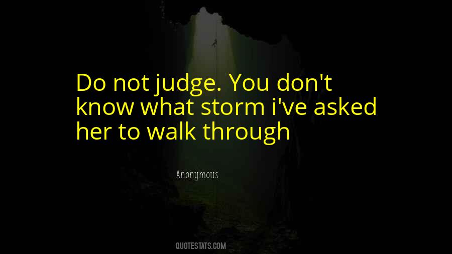 Quotes About Do Not Judge #1090613
