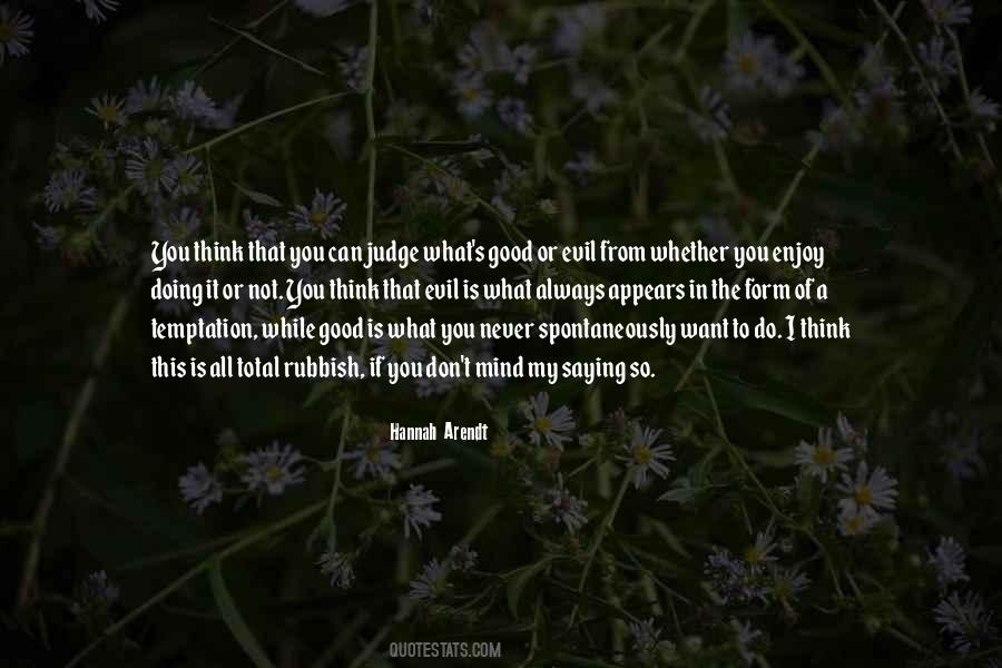 Quotes About Do Not Judge #144104