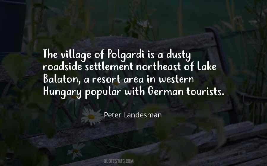 Quotes About Tourists #1225090