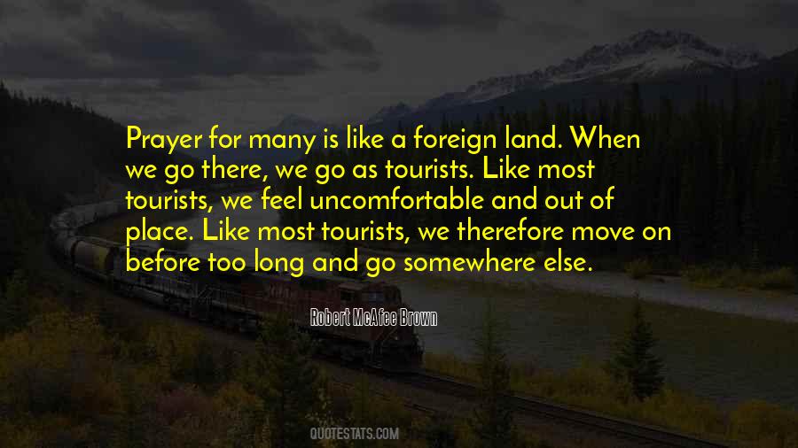 Quotes About Tourists #1373847