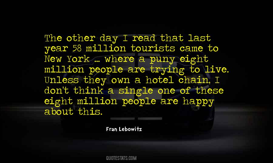 Quotes About Tourists #1688771