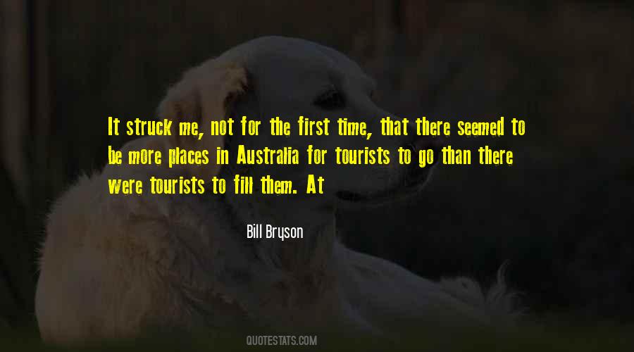 Quotes About Tourists #1742907