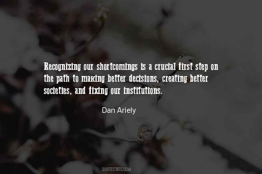 Quotes About Shortcomings #1149293