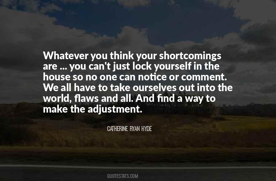 Quotes About Shortcomings #1153121