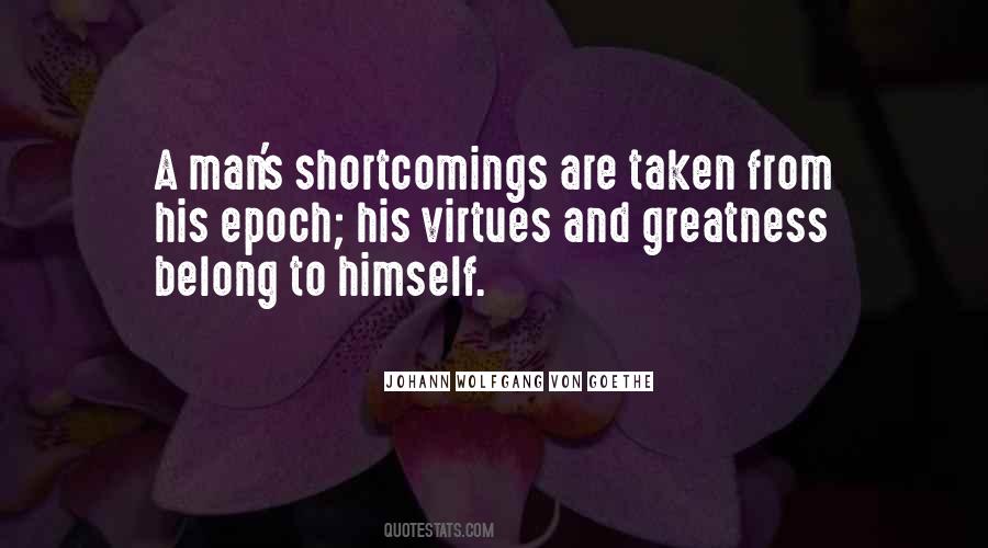 Quotes About Shortcomings #1754879