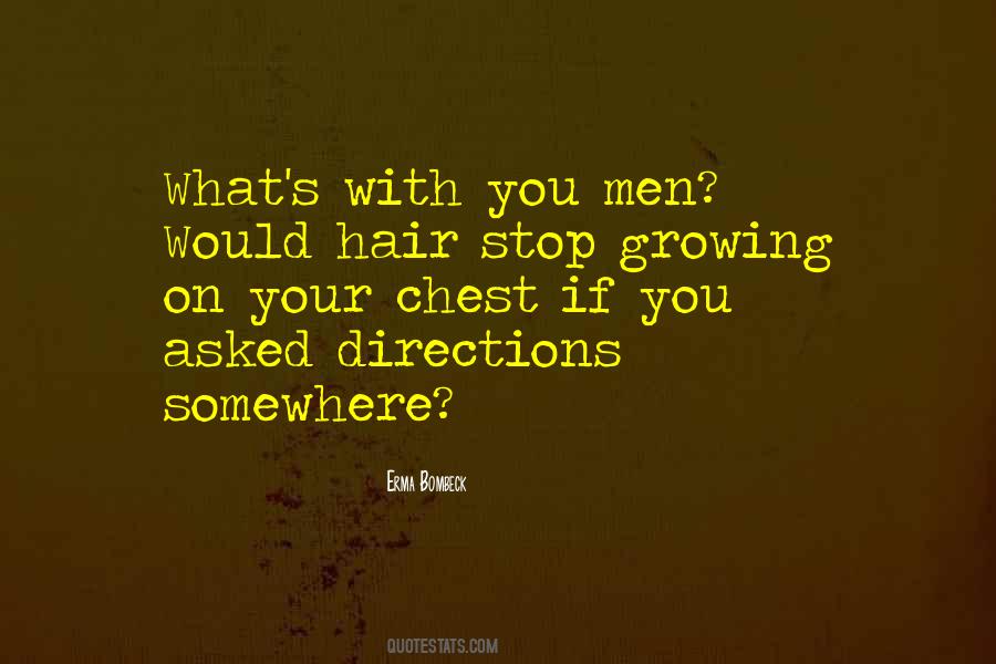 Quotes About Men's Hair #1310237