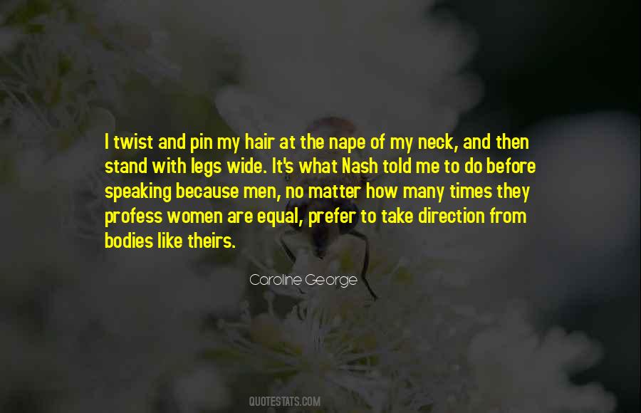 Quotes About Men's Hair #1422239