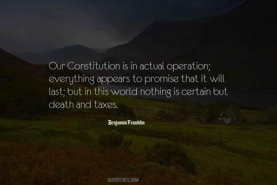 Quotes About Our Constitution #1315071