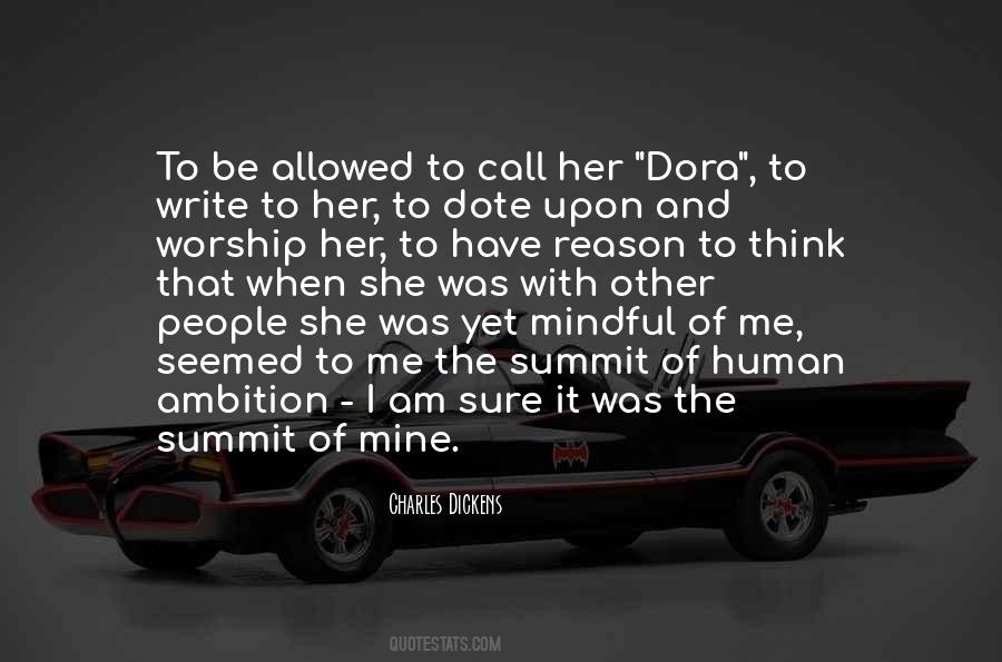 Quotes About Dora #1022820