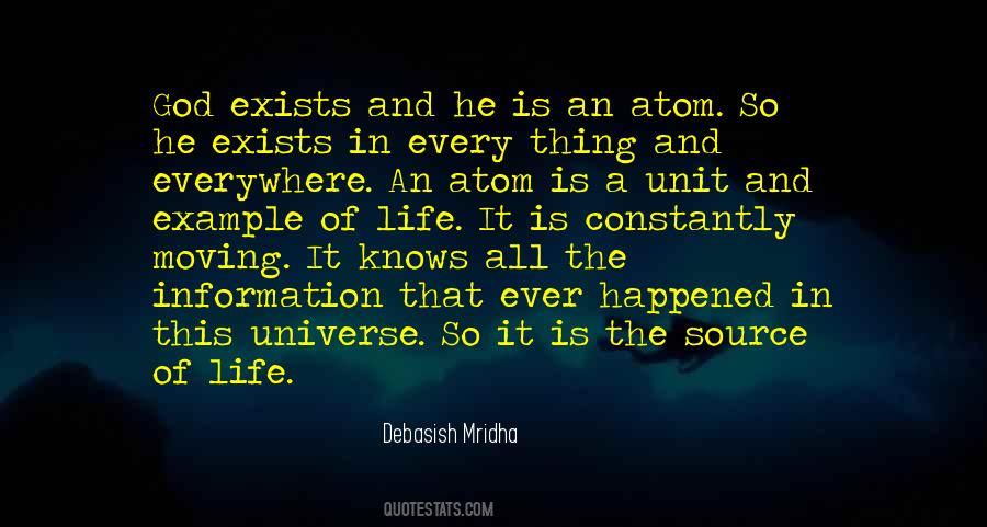 In Every Atom Quotes #655925