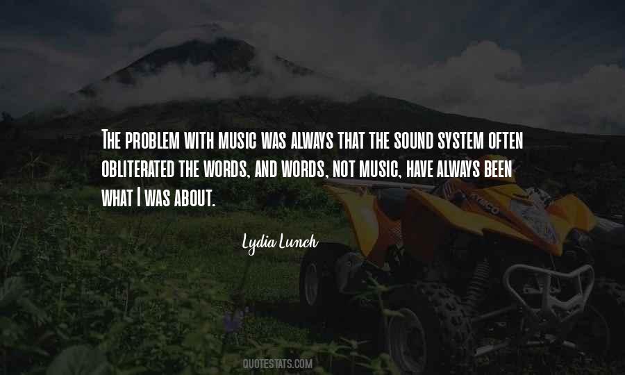 Quotes About Words And Music #192975