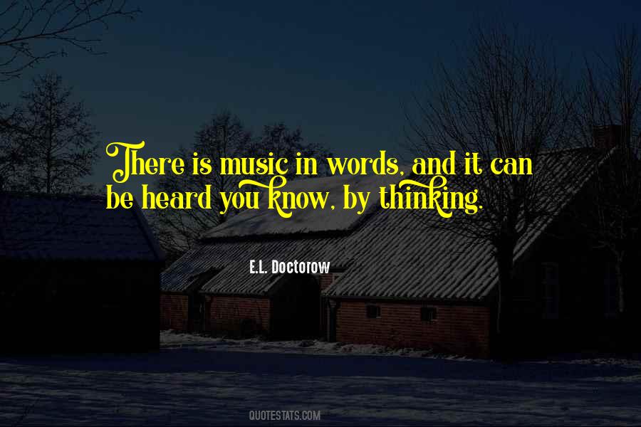 Quotes About Words And Music #201604