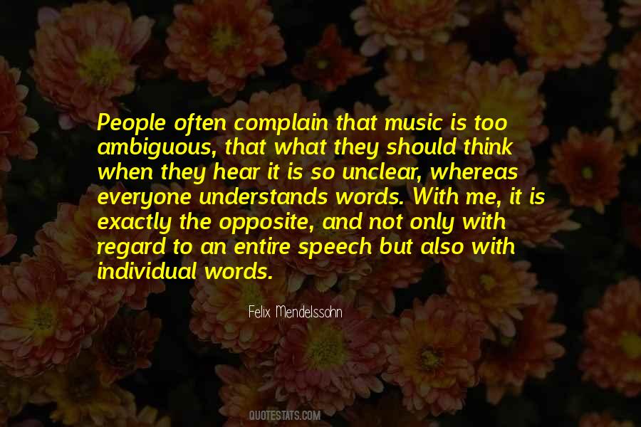 Quotes About Words And Music #234812