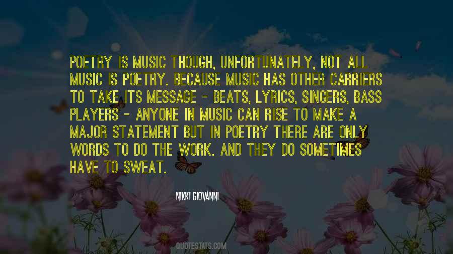 Quotes About Words And Music #319944